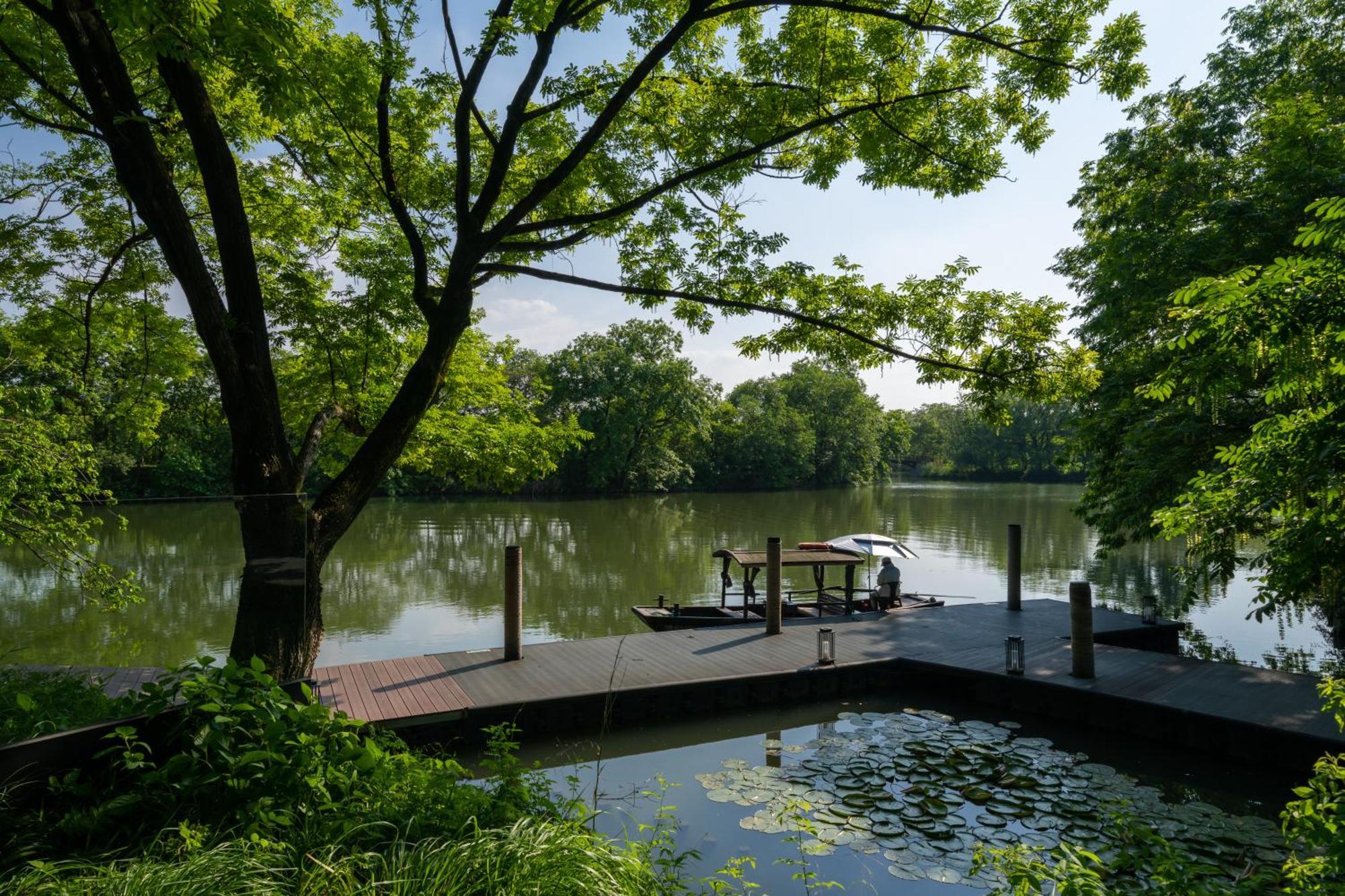 Muh Shoou Xixi Hotel Hangzhou Bagian luar foto