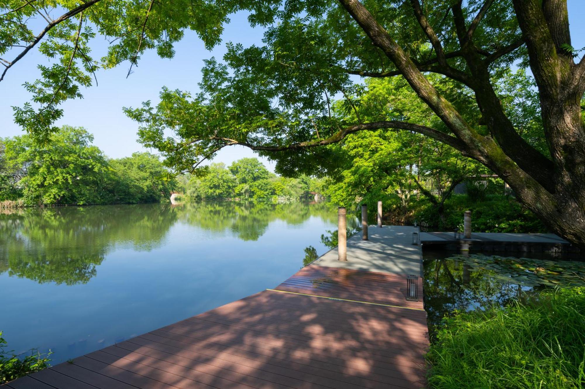 Muh Shoou Xixi Hotel Hangzhou Bagian luar foto